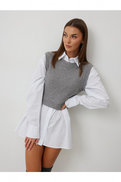 Жилет, рубашка V&N Fashion 1030 - фото 3