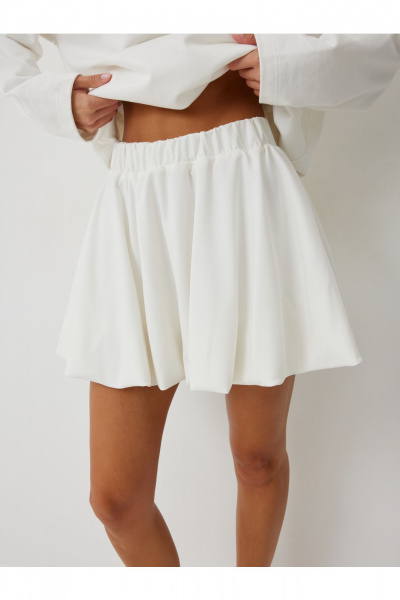 Юбка V&N Fashion 1020 белый - фото 7