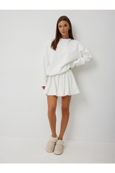 Юбка V&N Fashion 1020 белый - фото 3