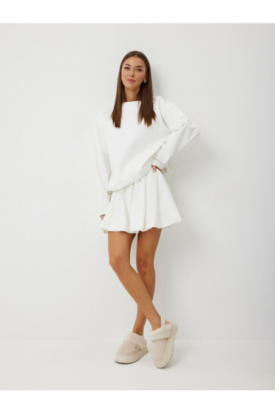 Юбка V&N Fashion 1020 белый - фото 2