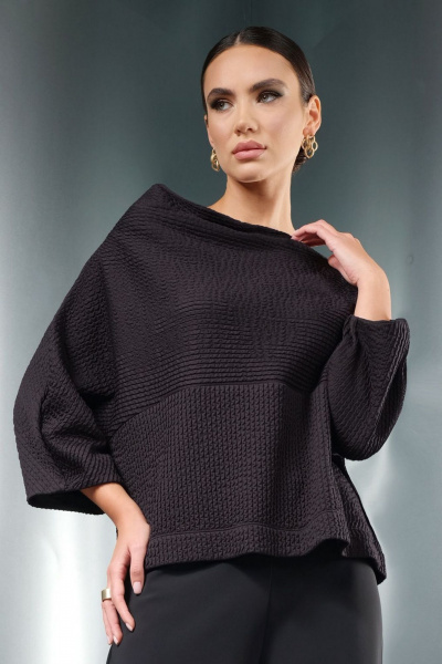 Свитшот Erika 7368 черный - фото 1