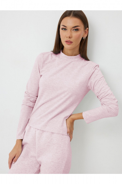 Лонгслив V&N Fashion 1014 розовый - фото 1