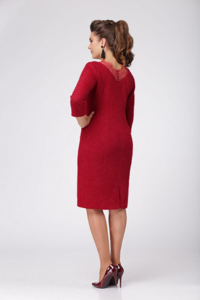 Платье Angelina 398 красный - фото 2