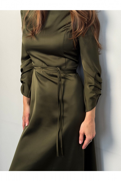 Платье THE.WOMAN 0394 оливковый - фото 3