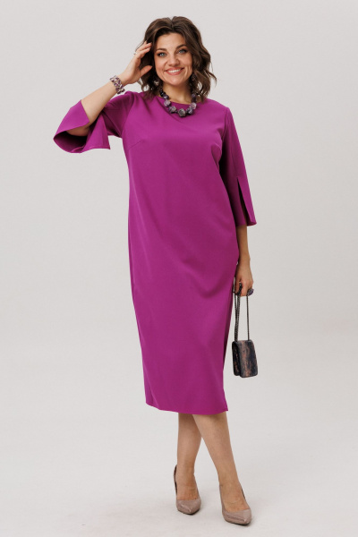 Платье Anelli 1786 аметисовый_ангел - фото 1