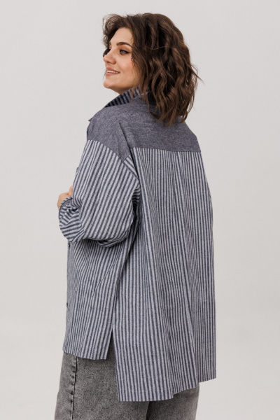 Рубашка Anelli 1800 пепельный_туман - фото 4