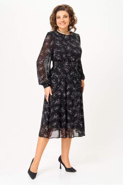 Платье DaLi 3749 чёрное - фото 2