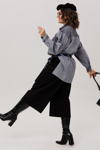 Кюлоты Anelli 1803 черная_материя - фото 5