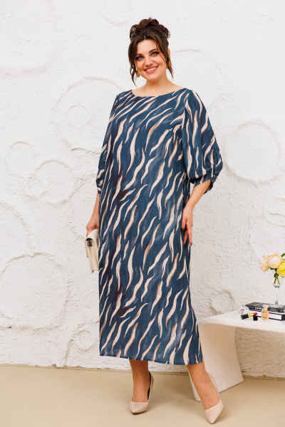 Платье Romanovich Style 1-2442 лазурно-синий - фото 1