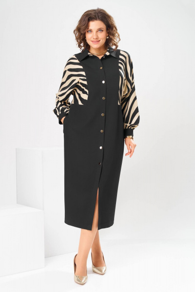 Платье Romanovich Style 1-2754 черный - фото 7
