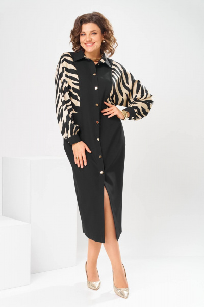 Платье Romanovich Style 1-2754 черный - фото 6