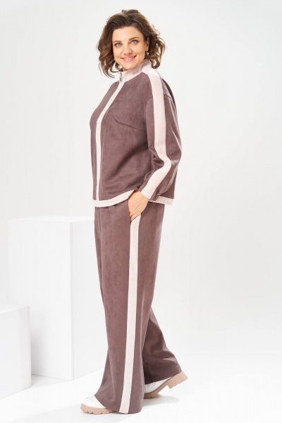 Брюки, джемпер Romanovich Style 2-2874 капучино - фото 5