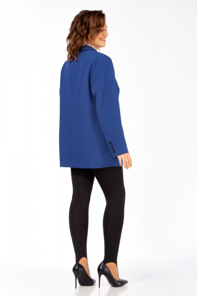 Жакет Ольга Стиль С-986 синий - фото 5