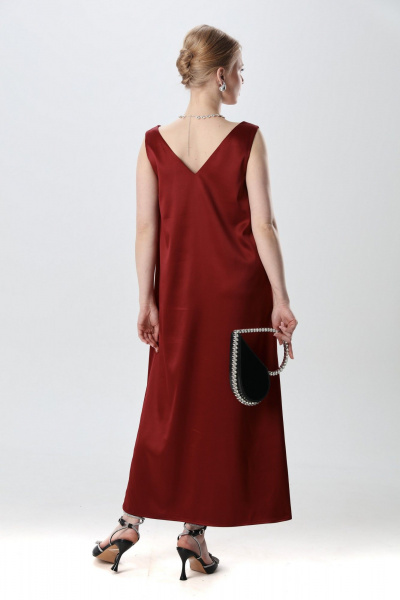 Платье NikVa 1014-1 бордо - фото 4