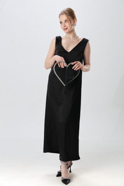Платье NikVa 1014-2 чёрный - фото 7