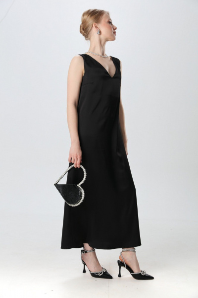 Платье NikVa 1014-2 чёрный - фото 4