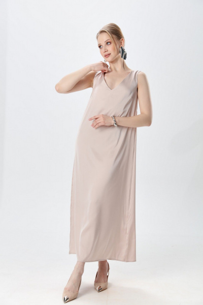Платье NikVa 1014-4 крем-брюле - фото 1