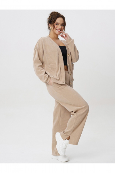 Брюки, жакет Пинск-Стиль 258 капучино - фото 6