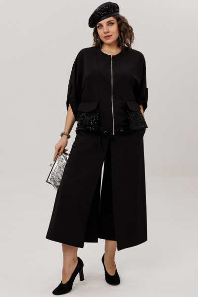 Жакет, кюлоты Anelli 1789 сияние_самурая - фото 9