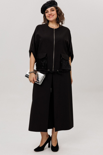 Жакет, кюлоты Anelli 1789 сияние_самурая - фото 2