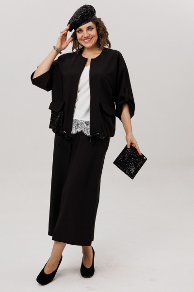 Жакет, кюлоты Anelli 1789 сияние_самурая - фото 1