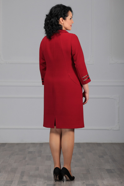 Платье MadameRita 991 красный - фото 3
