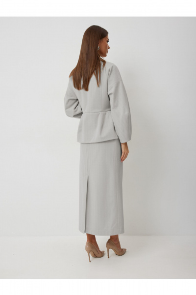 Жакет V&N Fashion 1048 серый - фото 3