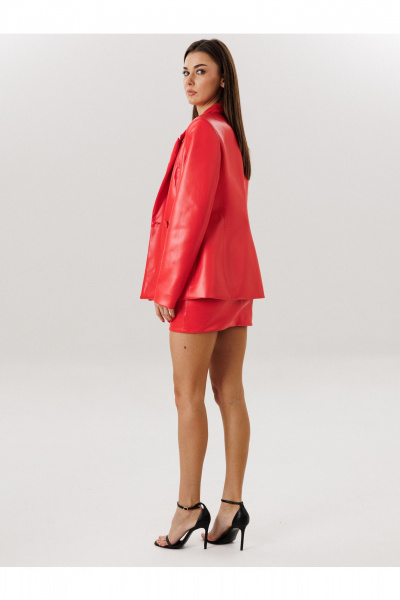 Жакет, платье V&N Fashion 1094 красный - фото 2