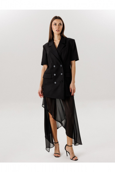 Жакет, юбка V&N Fashion 1098 черный - фото 2