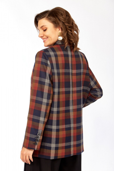 Жакет Rishelie 1014 клетка - фото 4