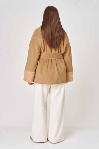 Пальто V&N Fashion 1073 охра - фото 9