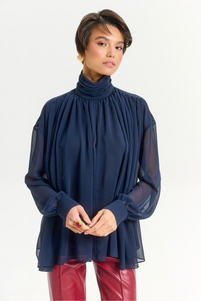 Блуза HELEN BIRCH Bl017a синий - фото 1