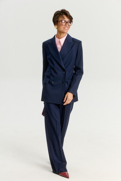 Жакет HELEN BIRCH J033 тёмно-синий - фото 3