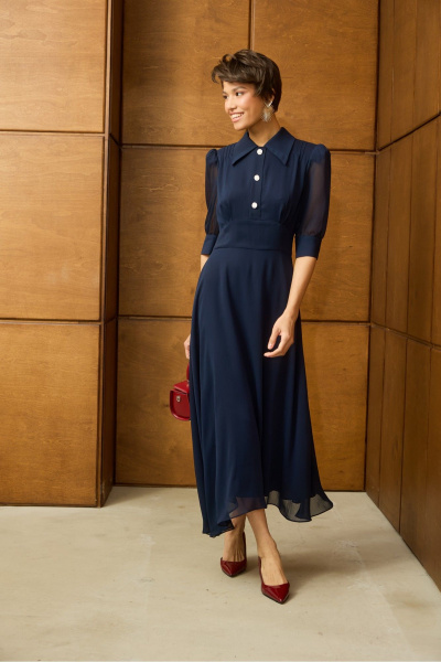 Платье HELEN BIRCH Pl017 синий - фото 7