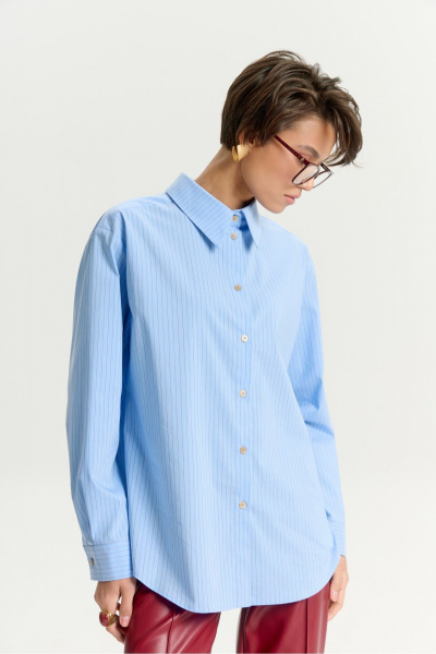 Рубашка HELEN BIRCH R004 голубой - фото 6