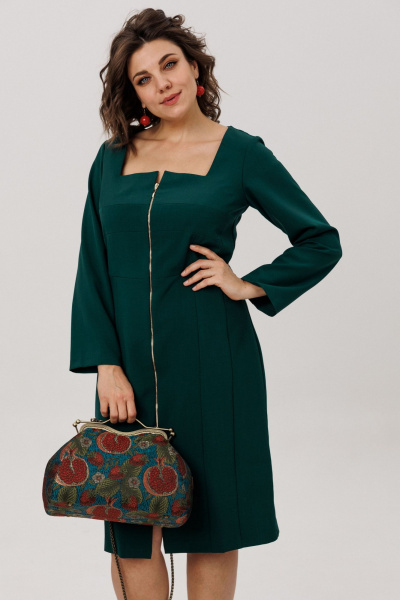 Платье Anelli 1799 изумрудная_энигма - фото 2