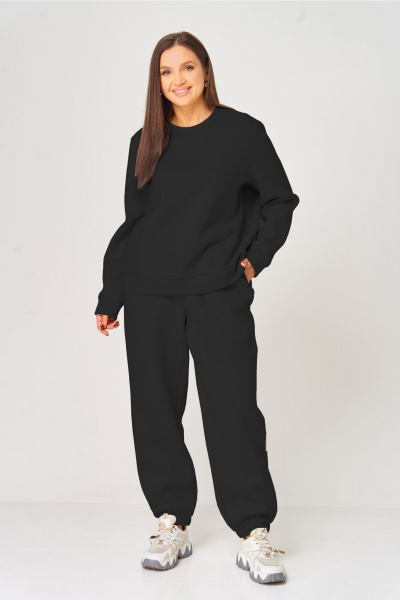 Брюки, свитшот V&N Fashion 1068 черный - фото 1