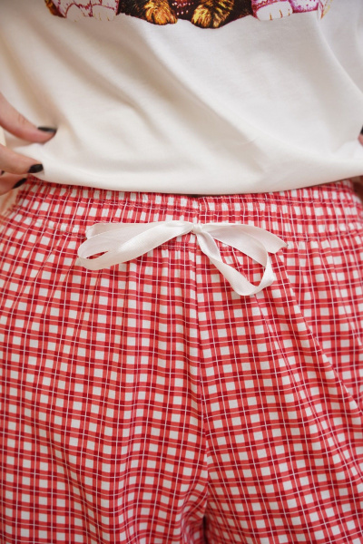 Брюки Купалинка 39902G.170-176 к.экрю,клетка - фото 5