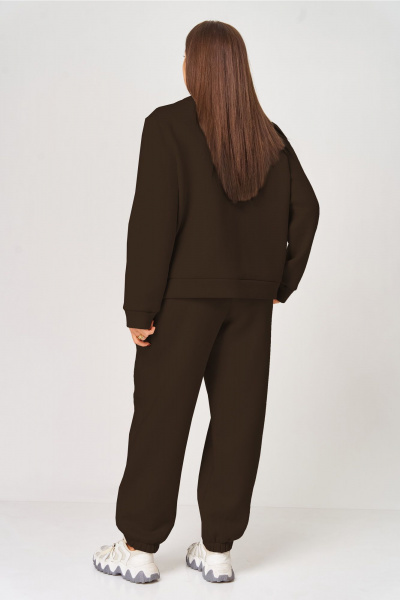 Брюки, свитшот V&N Fashion 1068 шоколадный - фото 4