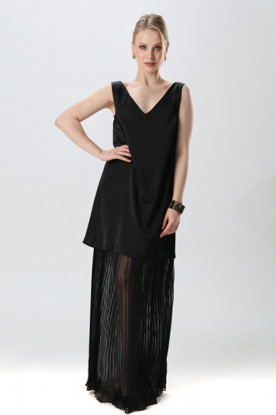 Платье NikVa 1017-1 чёрный - фото 6