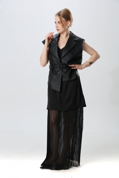 Жилет NikVa 1019-1 чёрный - фото 6