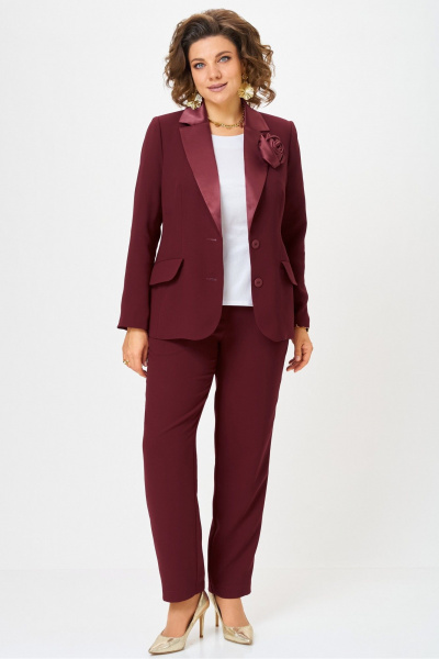 Блуза, брошь, брюки, жакет Angelina & Сo 1289 - фото 8