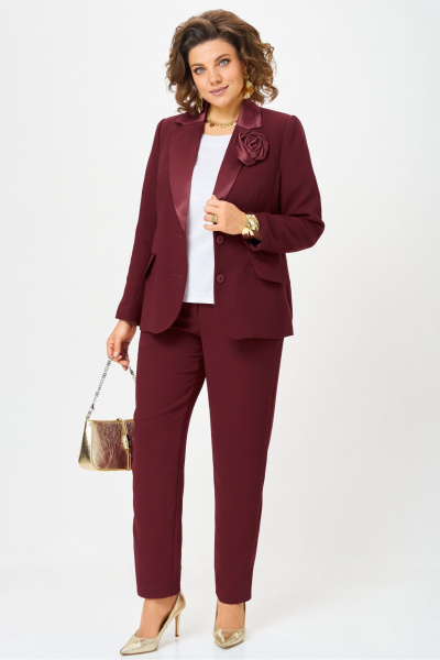 Блуза, брошь, брюки, жакет Angelina & Сo 1289 - фото 7
