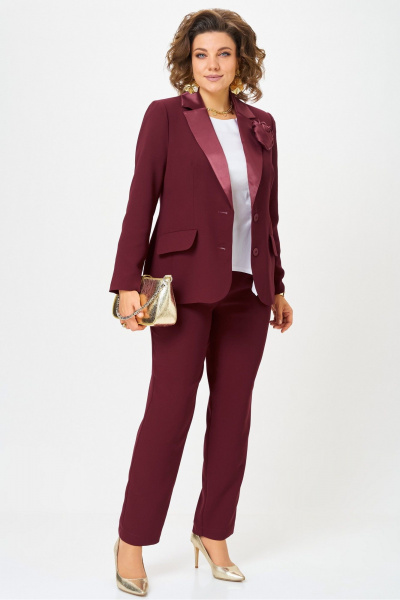 Блуза, брошь, брюки, жакет Angelina & Сo 1289 - фото 4