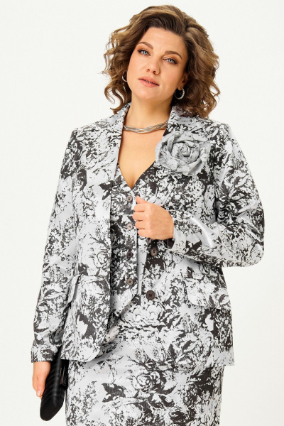 Брошь, жакет, жилет, юбка Angelina & Сo 1295 - фото 8