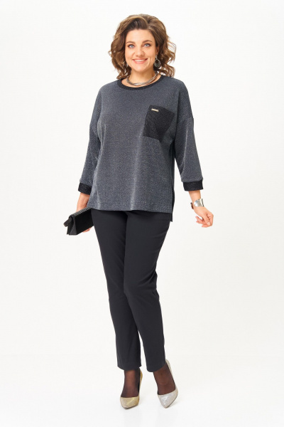 Брюки, джемпер Michel chic 1445 темно-синий - фото 2