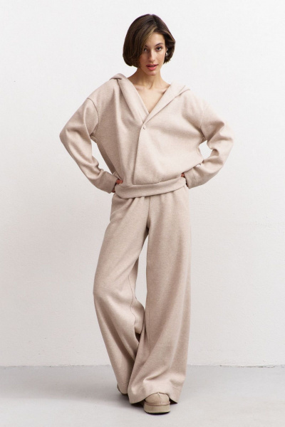 Брюки, джемпер RINKA 1450/1 бежевый - фото 8