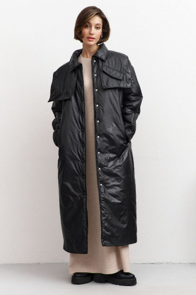 Пальто RINKA 1452 черный - фото 10