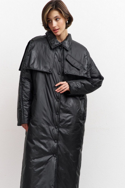 Пальто RINKA 1452 черный - фото 8