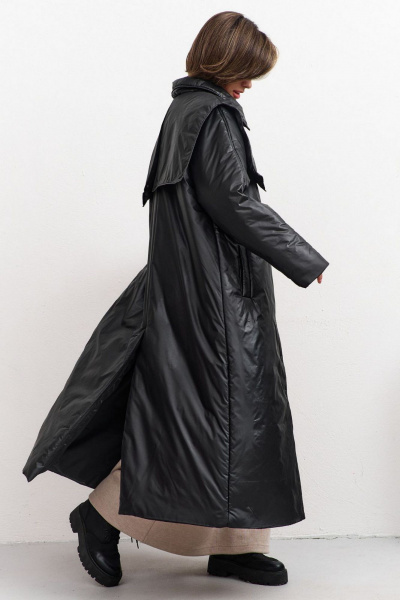 Пальто RINKA 1452 черный - фото 3